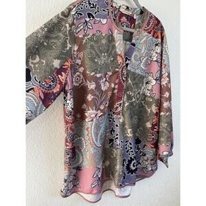 Soft Surroundings Multicolor Paisley Tunic